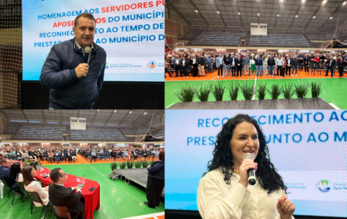 Prefeitura de Erechim homenageia servidores municipais por tempo de serviÃ§o e trajetÃ³rias profissionais